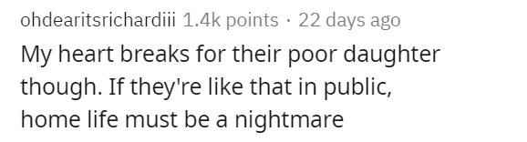 poor daughter