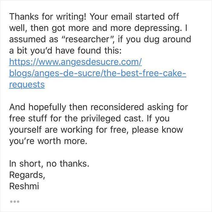 email reply