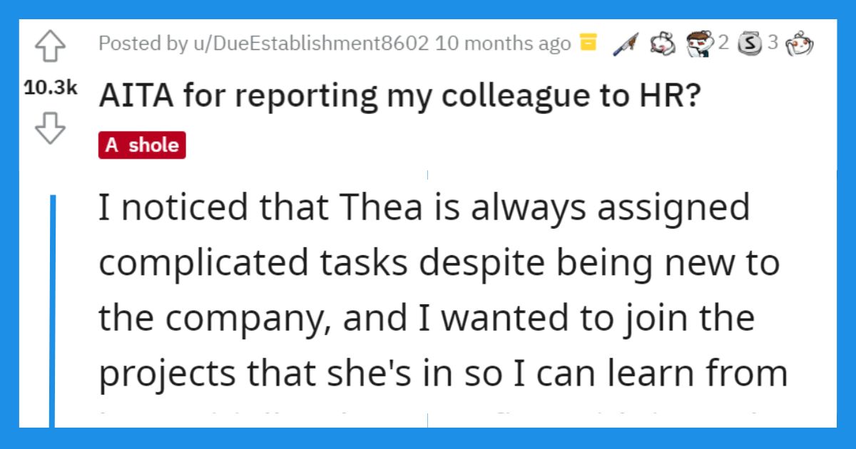 Reporting Colleague