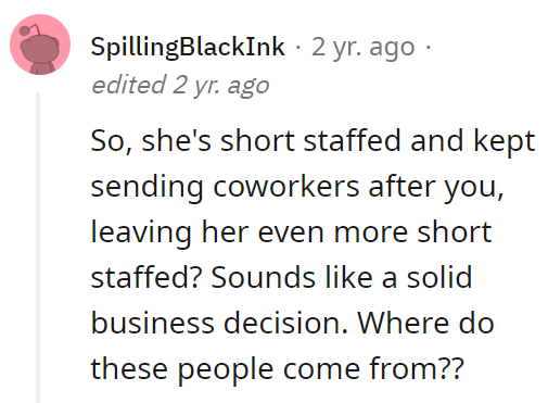 short-staffed