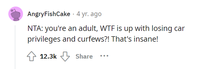 AITA for asking moms boyfriend to stop trying to parent me