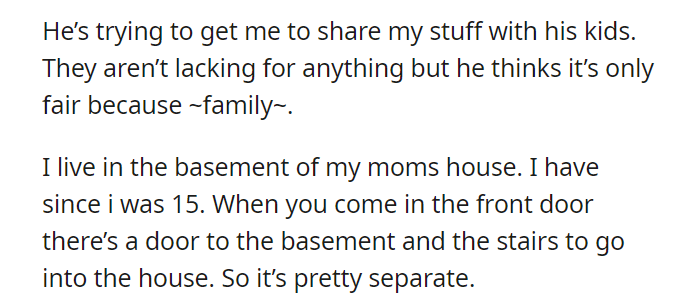 AITA for asking moms boyfriend to stop trying to parent me