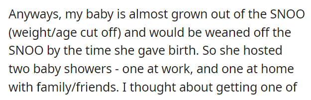 AITA for giving them a used product bassinet for their baby shower