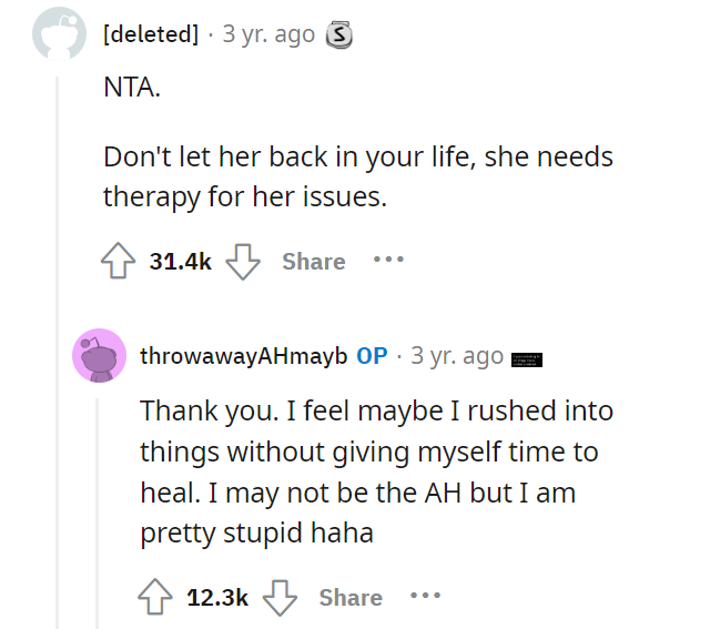 AITA for kicking girlfriend out after she deleted dead wife’s pictures from my phone