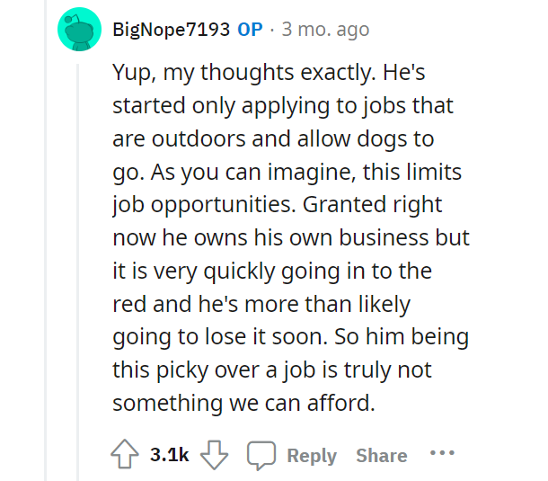 AITA for refusing to run errands with him because he wouldn't leave his dog home