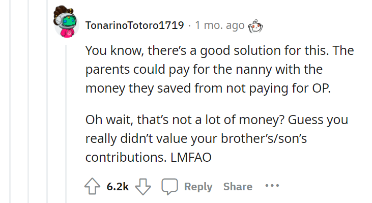 AITA for saying I'll be driving myself and paying for my own room on the upcoming family vacation so I won't have to be a babysitter