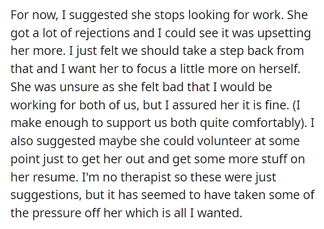AITA for telling my girlfriend that being depressed is not an excuse for being lazy?