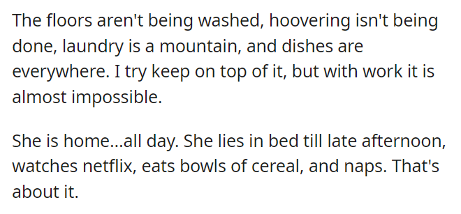 AITA for telling my girlfriend that being depressed is not an excuse for being lazy?