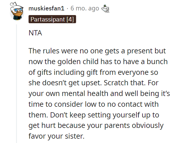 AITA for telling my parents I won't go home for Christmas unless they get me a gift