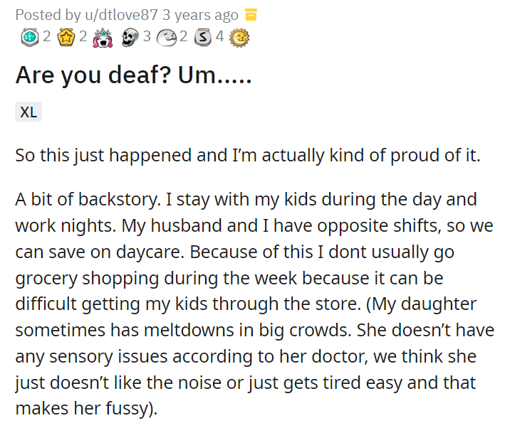 Are you deaf Um.....