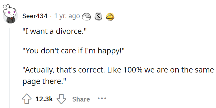 I am leaving my wife tomorrow and I couldn’t be happier