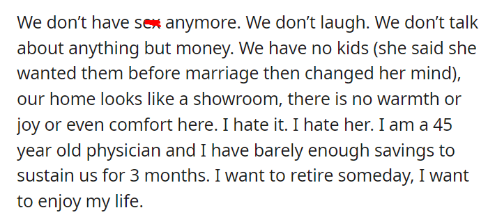 I am leaving my wife tomorrow and I couldn’t be happier