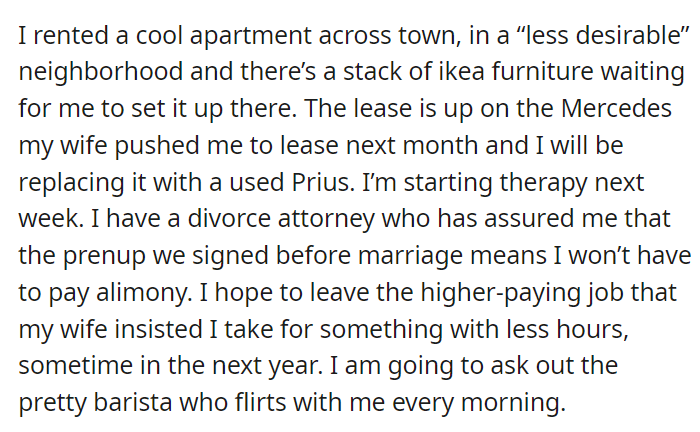 I am leaving my wife tomorrow and I couldn’t be happier