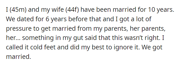 I am leaving my wife tomorrow and I couldn’t be happier
