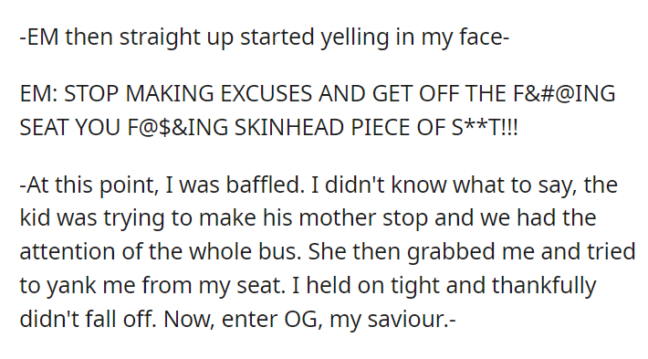 I do not care if you have CaNCeR, my child DESERVES your seat