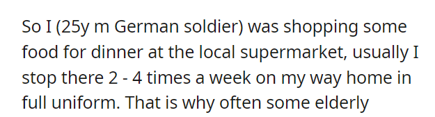 Karen gets put down by a soldier