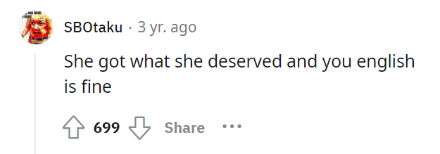 Karen gets put down by a soldier