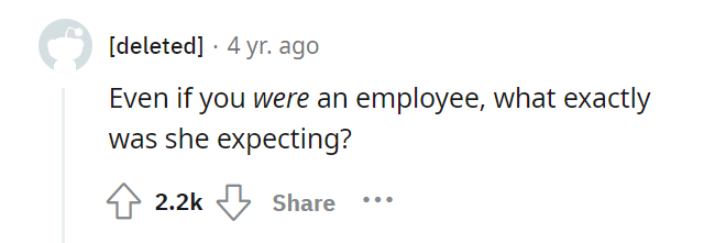 Lady wants wheelchair-bound woman to get something from top shelf