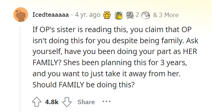 My family is pressuring me to give my (23/F) sister my (28/F) wedding venue because she needs it more and is pregnant. (Re-upload +Updates)