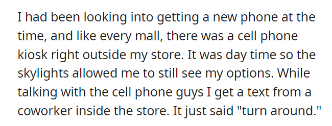 So you can shop but I can't