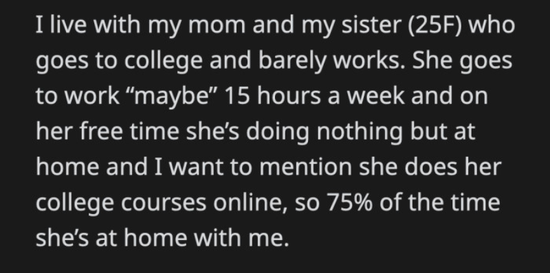 aita for asking my sister to babysit my kids