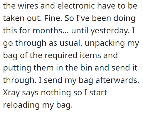 electronic-have-to-be-taken-out