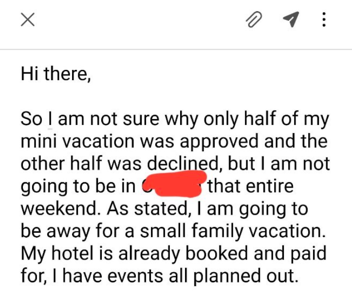 is this email rude or unprofessional