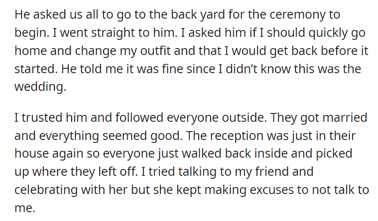 AITA for wearing a wedding dress at a wedding