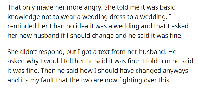 AITA for wearing a wedding dress at a wedding