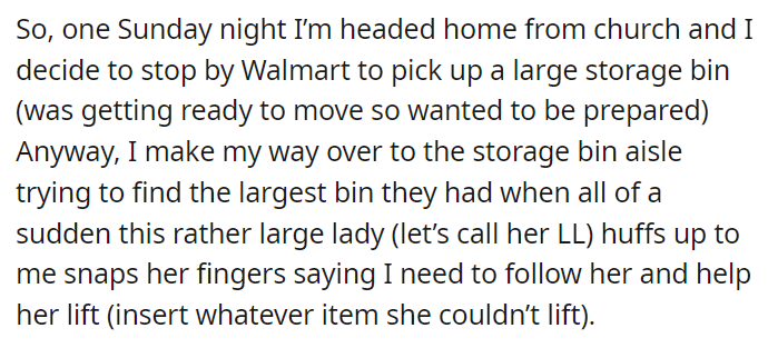 Crazy Lady at Department Store Tries to Chase Me