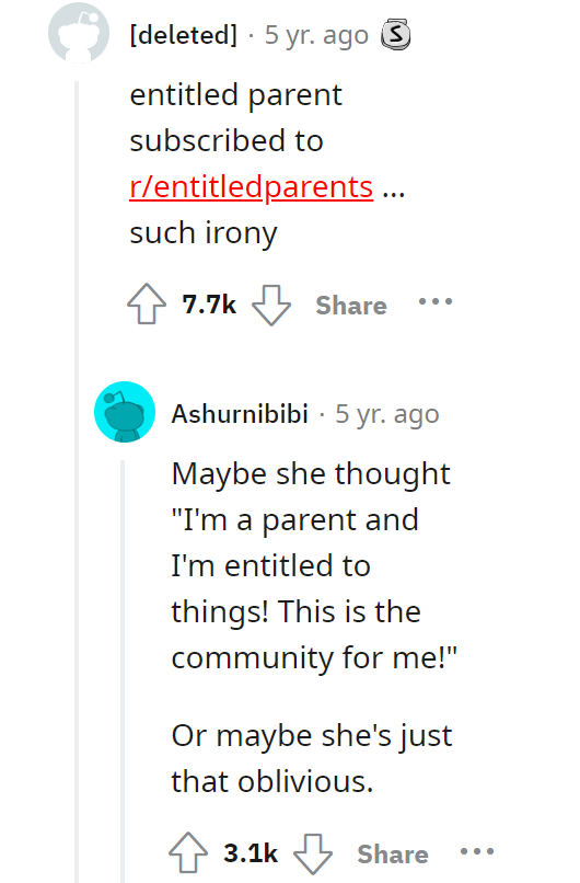 EM flips after she reads the post about her daughter and her.