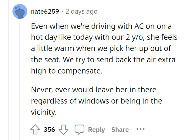 Grandparents left baby in car with windows rolled down in 90 degree heat