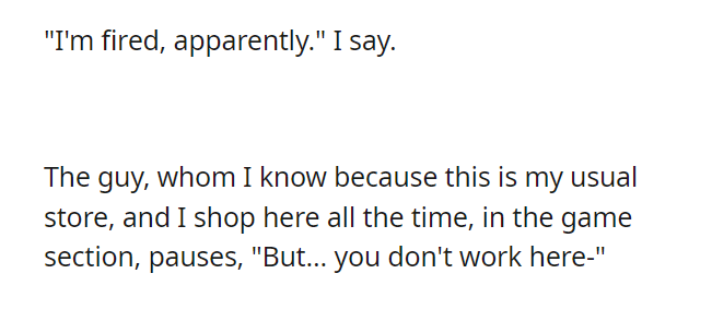 IDWHL Got told I can't shop at Walmart if I work there. I don't work at Walmart