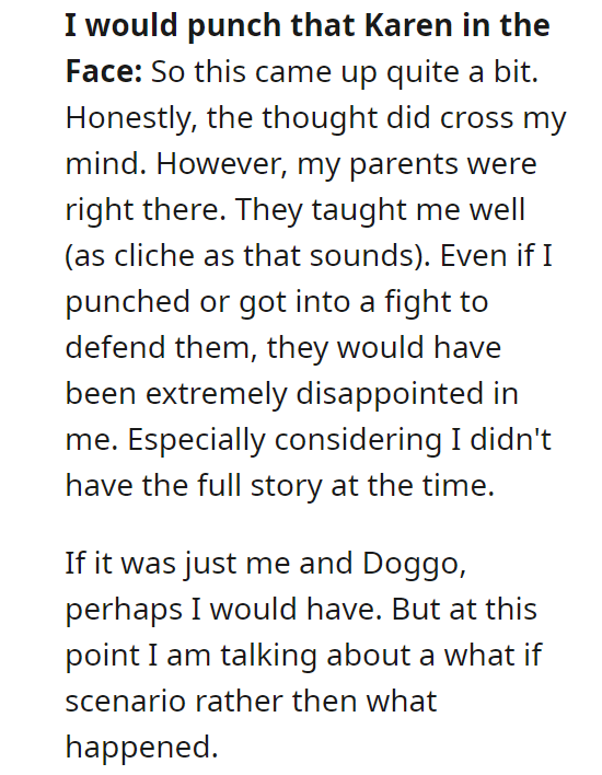Lady Mistakes my Parents as Employees, and Stomps on Mom's Service Dog's Tail.