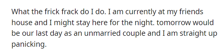 My (22f) fiance (25m) want his father to check my hymen tomorrow night before I get married.