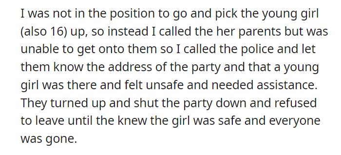 My child lost a friend today because I called the cops