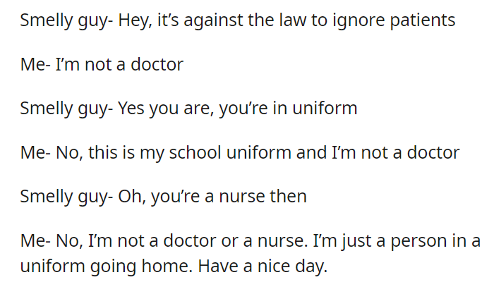 No, I’m really not a nurse. I promise.