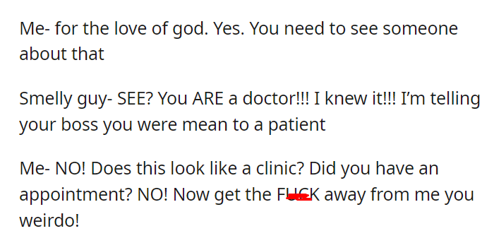 No, I’m really not a nurse. I promise.