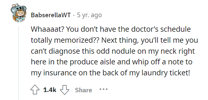 Patient wants me to book him an appointment with the Doctor - while I’m shopping in the supermarket