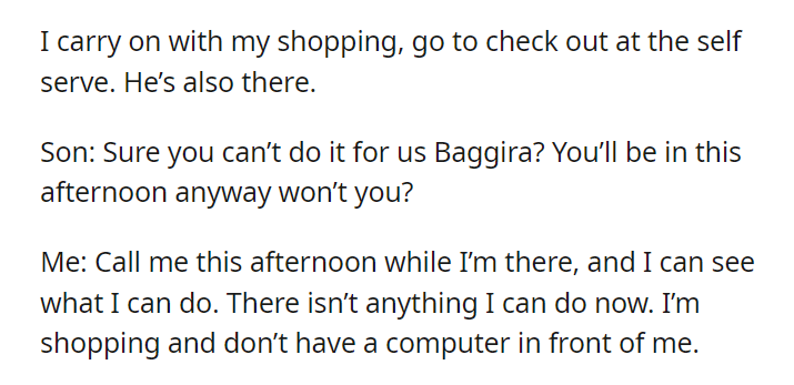 Patient wants me to book him an appointment with the Doctor - while I’m shopping in the supermarket