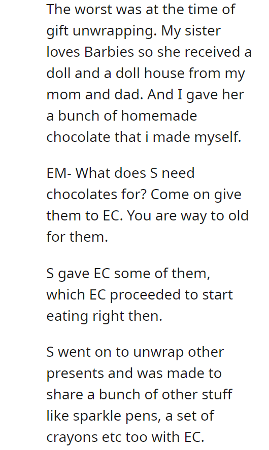 Sister's birthday ruined by Entitled birthday and her daughter 