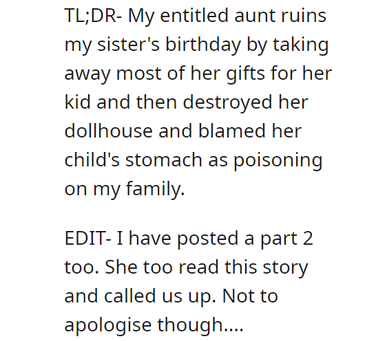 EM flips after she reads the post about her daughter and her.