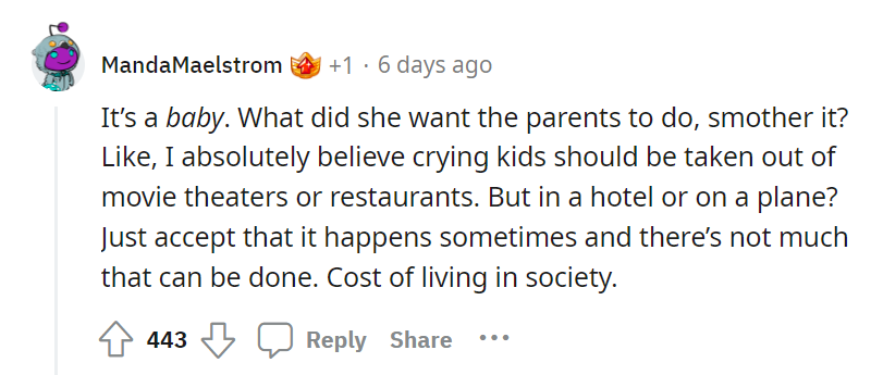 Sold out means sold out, Jennifer. Screaming “you MORON” at me in front of a lobby full of people and then calling corporate doesn’t change that.