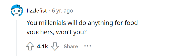 TIL I'm a "lazy millenial" at the ripe old age of 42.