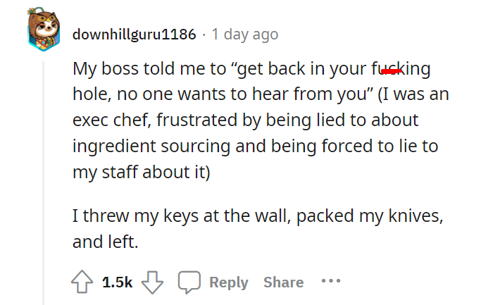 What was your I quit moment