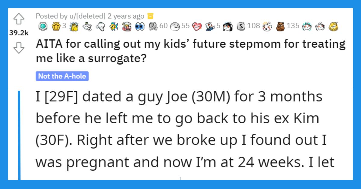 dont treat like surrogate