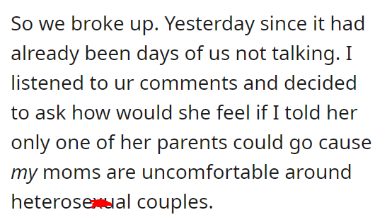 AITA for not wanting to hide that my moms are gay to my girlfriend’s parents