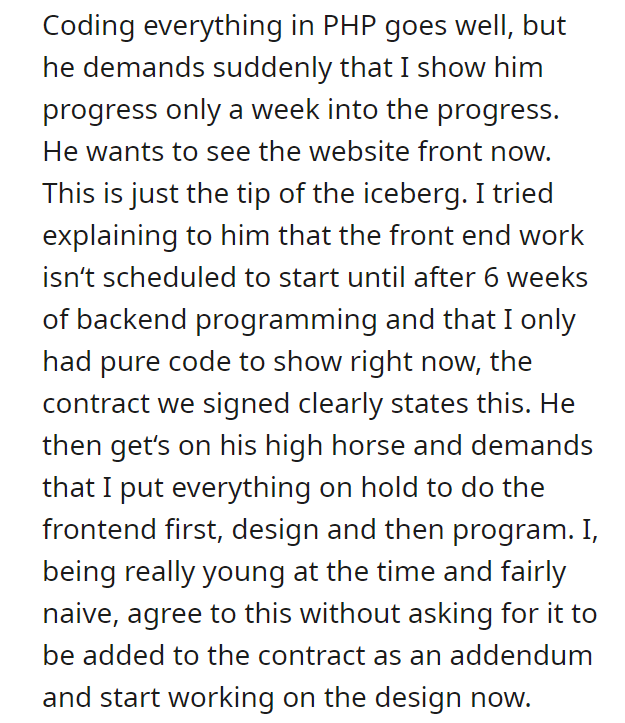 Client tried to screw me by locking me out of my own system.