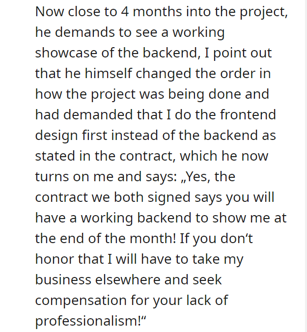 Client tried to screw me by locking me out of my own system.