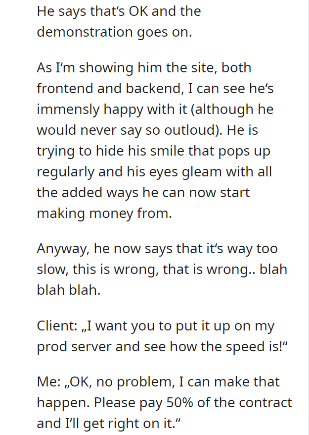 Client tried to screw me by locking me out of my own system.